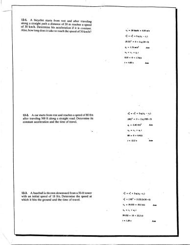 [PDF] SOLUTION MANUAL of Engineering Mechanics - Dynamics
