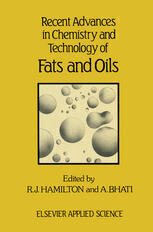 [PDF] Recent Advances in Chemistry and Technology of Fats and Oils Hamilton, R.R.J. and Bhati, A.