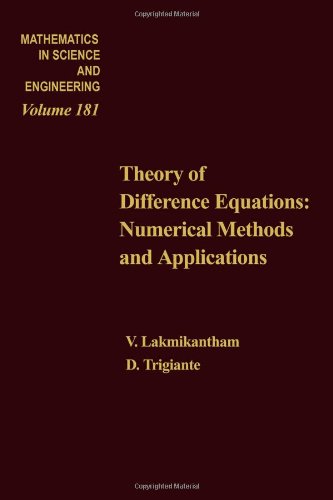 {PDF} Theory of Difference Equations: Numerical Methods and Applications V. Lakshmikantham and D. Trigiante (Eds.)