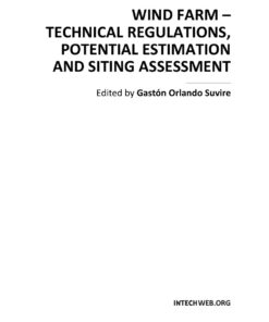 {PDF} Wind Farm - Technical Regulations, Potential Estimation and Siting Assessment Intech Prepress 3
