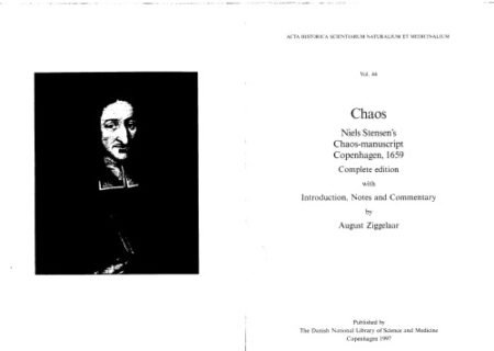 [PDF] Chaos: Niels Stensen?s Chaos-manuscript, Copenhagen, 1659 Nicolaus Steno (auth.), August Ziggelaar (ed.)