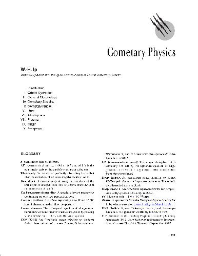 [PDF] Encyclopedia of Physical Science and Technology - Solar System Robert A. Meyers (Editor-in-Chief)
