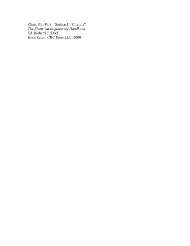 {PDF} The Electrical Engineering Handbook on Processor Richard C. Dorf