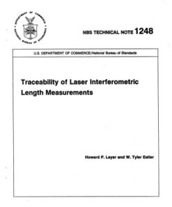 {PDF} Traceability of Laser Interferometric Length Measurements Howard P. Layer, W. Tyler Estler