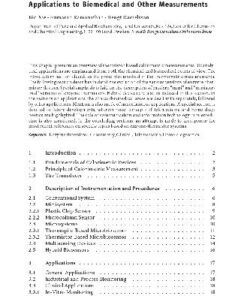 [PDF] Advances In Biochemical Engineering Biotechnology. Thermal Biosensors Bioactivity Bioaffinity N/a