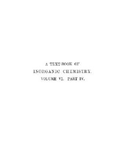 [PDF] A textbook of inorganic chemistry vol.VI part IV Arsenic