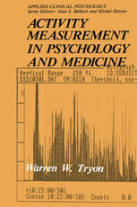 [PDF] Activity Measurement in Psychology and Medicine Warren W. Tryon (auth.)