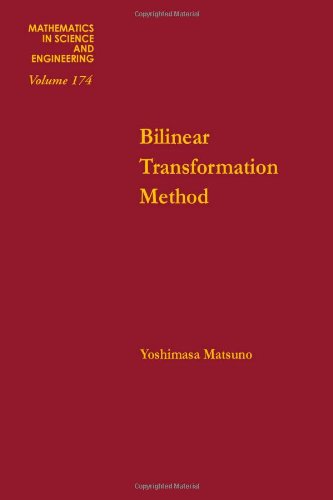 {PDF} Bilinear Transformation Method Yoshimasa Matsuno (Eds.)