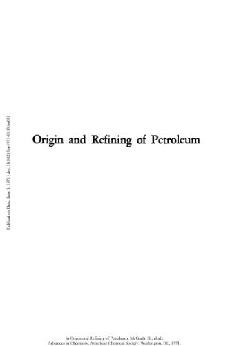 [PDF] Origin and Refining of Petroleum Gould R.F. (ed.)