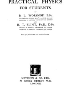 [pdf] Advanced Practical Physics for Students Worsnop , Flint