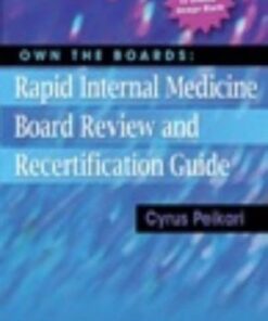 [PDF] Own the Boards: Rapid Internal Medicine Board Review and Recertification Guide Cyrus Peikari