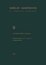 [PDF] B Boron Compounds: Boron and Cl, Br, I, S, Se, Te, Carboranes Gert Heller, Anton Meller, Thomas Onak (auth.), Karl-Christian Buschbeck, Kurt Niedenzu (eds.)