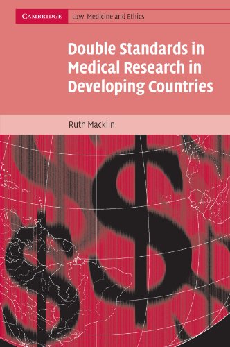 [PDF] Double Standards in Medical Research in Developing Countries Ruth Macklin