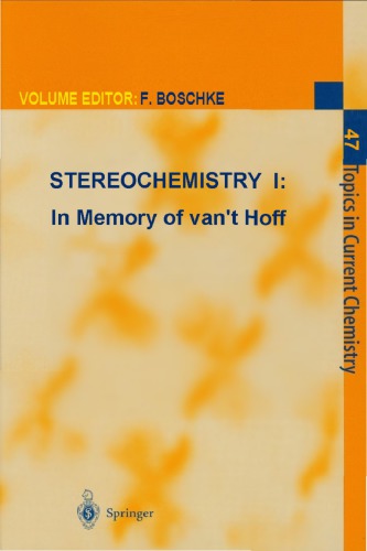 [PDF] Stereochemistry I In Memory of van't Hoff Boschke F.L.