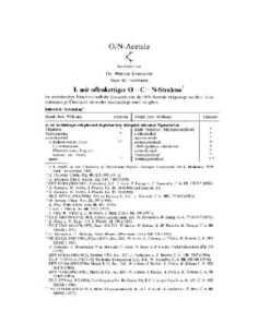 [PDF] Houben-Weyl Methods in Organic Chemistry: Carbonyl Derivatives: O/N Acetals Houben J., Weyl T.