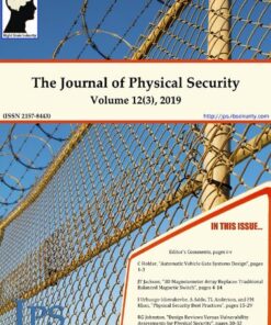 [PDF] The Journal of Physical Security Volume 12 Issue 3 - JPS 12(3) Right Brain Sekurity, LLC