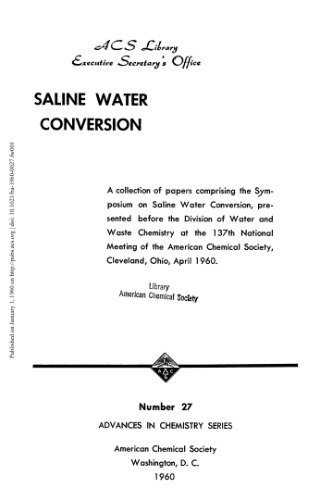 [PDF] Saline Water Conversion Gould R.F. (ed.)