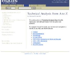 {PDF} Technical Analysis From A To Z Achelis, Steven