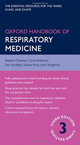 [PDF] Oxford handbook of respiratory medicine Chapman, Stephen; Robinson, Grace; Stradling, John R.; West, Sophie; Wrightson, John