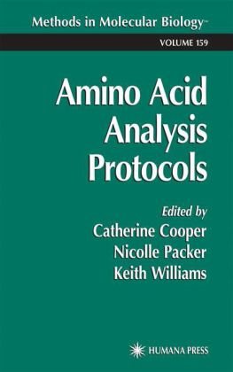 {PDF} Amino Acid Analysis Protocols Catherine Cooper