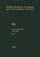 [PDF] Ge Organogermanium Compounds: Part 4: Compounds with Germanium-Hydrogen Bonds John E. Drake, Christa Siebert, Bernd W?bke (auth.), Ulrich Kr?erke, Christa Siebert, Bernd W?bke (eds.)