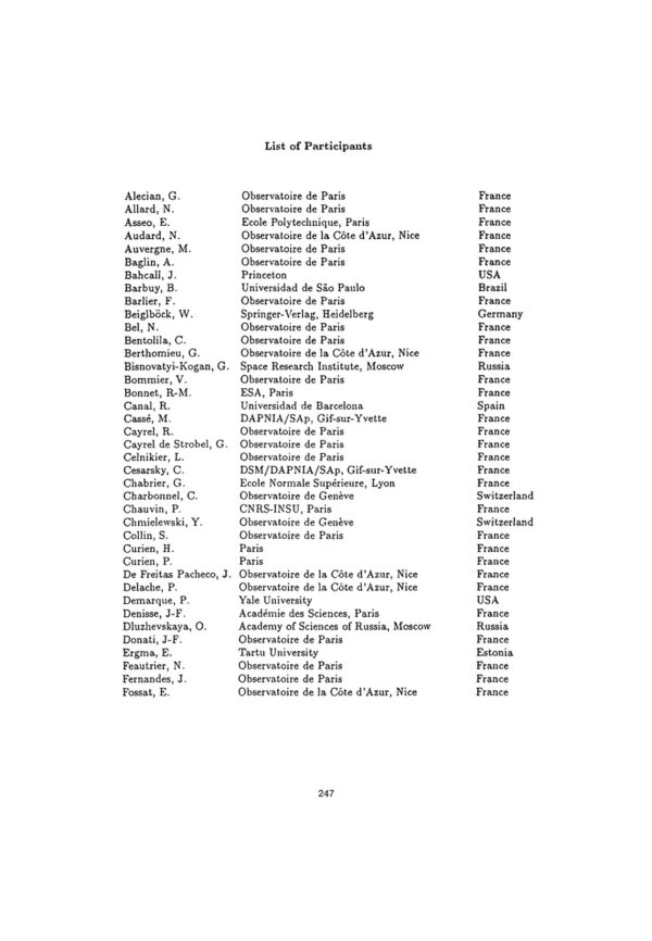 [PDF] Physical processes in astrophysics Proceedings of a meeting in honour of Evry Schatzman held in Paris, France 22?24 September 1993 Ian W. Roxburgh and Jean-Louis Masnou
