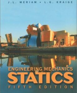[PDF] Engineering mechanics J. L. Meriam, L. G. Kraige