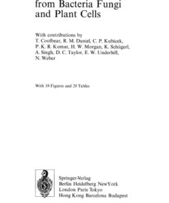 [PDF] Enzymes and Products from Bacteria Fungi and Plant Cells (Advances in Biochemical Engineering   Biotechnology) T. Coolbear, R.M. Daniel, C.P. Kubicek, P.K.R. Kumar, H.W. Morgan, K. Sch?gerl, A. Singh, D.C. Taylor, E.W. Underhill, N. Weber