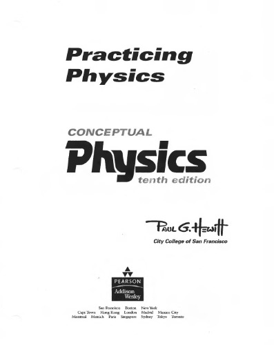 [PDF] Practicing Physics for Conceptual Physics Paul G. Hewitt