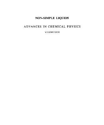 [PDF] Non-simple Liquids PRIGOGINE, Ilya Prigogine, Stuart Alan Rice