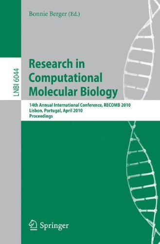 {pdf} Research in Computational Molecular Biology: 14th Annual International Conference, RECOMB 2010, Lisbon, Portugal, April 25-28, 2010. Proceedings Nir Atias, Roded Sharan (auth.), Bonnie Berger (eds.)