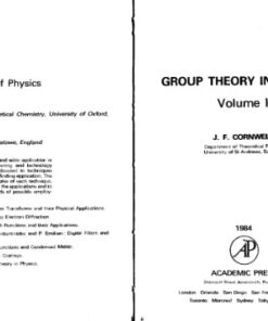 [pdf] Group Theory in Physics, Vol. 1 (Techniques of Physics Series) J. F. Cornwell