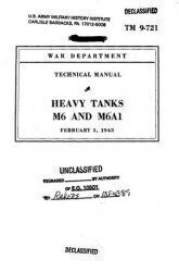 {PDF} ???? M6 ? M6A1. TM 9-721. Technical manual. Heavy tanks M6 and M6A1