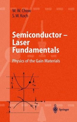 [PDF] Semiconductor-laser fundamentals: physics of the gain materials Weng W. Chow, Stephan W. Koch