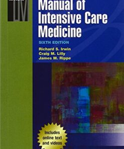 [PDF] Irwin & Rippe's manual of intensive care medicine Lilly, Craig M.; Rippe, James M.; Irwin, Richard S