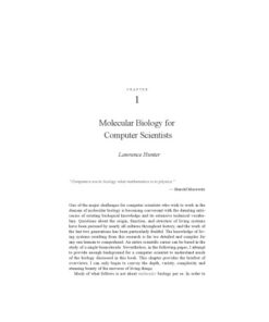 {PDF} Artificial Intelligence and Molecular Biology Lawrence Hunter