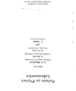[PDF] Blandford Pulsars as physics Laboratories, Ed.