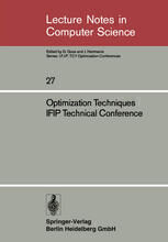 {PDF} Optimization Techniques IFIP Technical Conference: Novosibirsk, July 1?7, 1974 A. V. Balakrishnan (auth.), Prof. Dr. G. I. Marchuk (eds.)