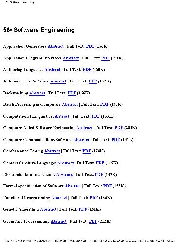 [PDF] 56.Software Engineering John G. Webster (Editor)