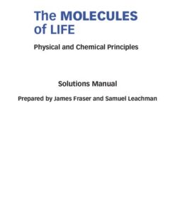 [PDF] The Molecules of Life: Physical and Chemical Principles   (Instructor Solution Manual, Solutions) John Kuriyan, Boyana Konforti, David Wemmer