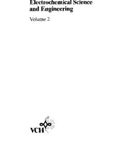 [PDF] Advances in electrochemical science and engineering Heinz Gerischer, Charles W. Tobias