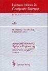 {PDF} Advanced Information Systems Engineering: Second Nordic Conference CAiSE '90 Stockholm, Sweden, May 8?10, 1990 Proceedings Anthony I. Wasserman (auth.), Bo Steinholtz, Arne S?lvberg, Lars Bergman (eds.)