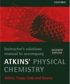 [PDF] Instructor's Solutions Manual to Accompany Atkins' Physical Chemistry P. W. Atkins