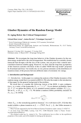 [pdf] Communications in Mathematical Physics - Volume 236 M. Aizenman (Chief Editor)