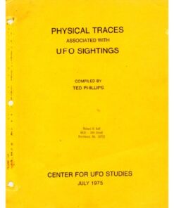 [PDF] Physical traces associated with UFO sightings: A preliminary catalog Ted Phillips