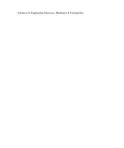 [PDF] advances in engineering structures mechanics construction Pandey M., Xie Wei-Chau, Xu Lei