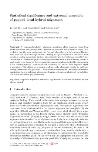 [PDF] Biological Evolution and Statistical Physics Lassig M. (ed.), Valleriani A. (ed.)