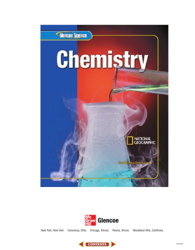 [PDF] Glencoe Science: Chemistry, Student Edition Glencoe McGraw-Hill