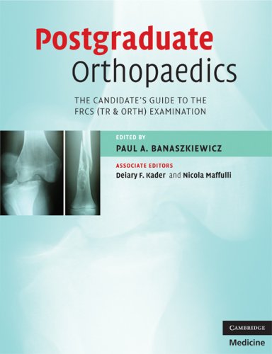 [PDF] Postgraduate Orthopaedics: The Candidate?s Guide to the FRCS (TR & Orth) Examination Paul A. Banaszkiewicz, Deiary F. Kader, Nicola Maffulli