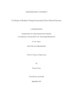 [PDF] [Dissertation] Co-Design of Resilient Timing-Constrained Cyber-Physical Systems Hengyi Liang